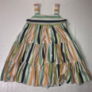 Be Girl Clothing Kids 3T Striped Multicolor Sleeveless Dress